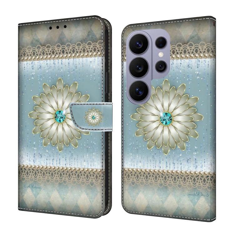 Custodia per telefono in ecopelle con effetto cristallo., For Samsung Galaxy S26 Ultra 5G