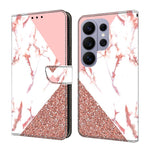 Custodia per telefono in ecopelle con effetto cristallo., For Samsung Galaxy S26 Ultra 5G