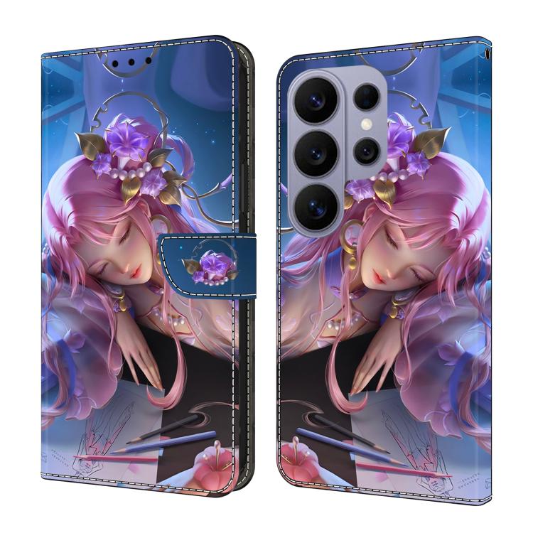 Custodia per telefono in ecopelle con effetto cristallo., For Samsung Galaxy S26 Ultra 5G