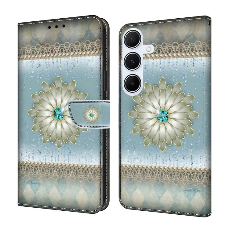 Custodia per telefono in ecopelle con effetto cristallo., For Samsung Galaxy A24 4G