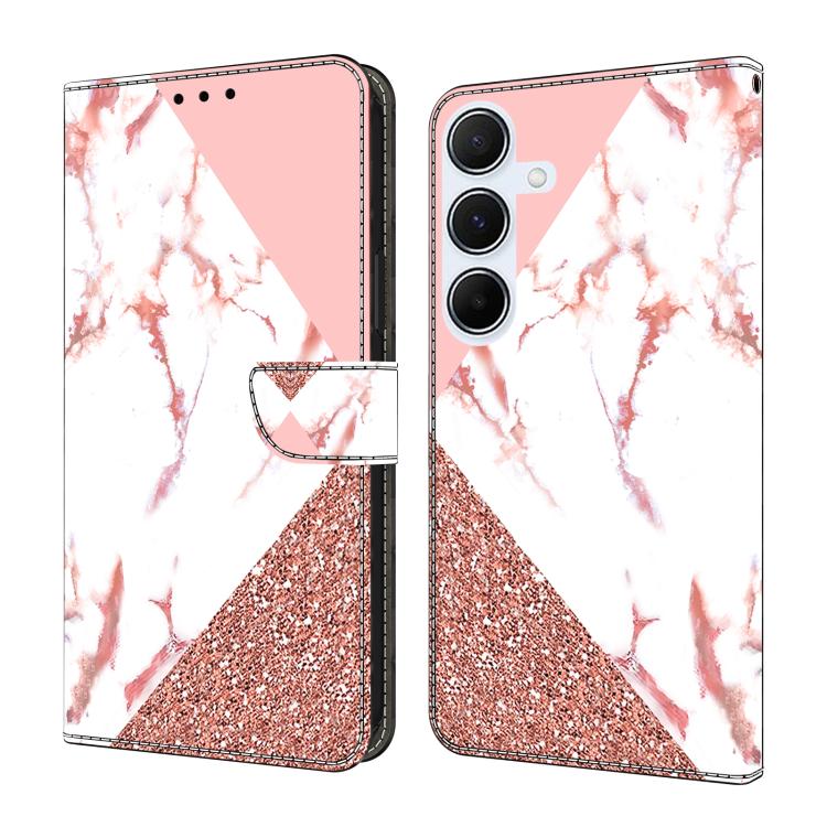 Custodia per telefono in ecopelle con effetto cristallo., For Samsung Galaxy A24 4G