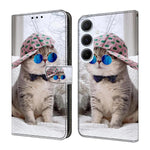 Custodia per telefono in ecopelle con effetto cristallo., For Samsung Galaxy A24 4G