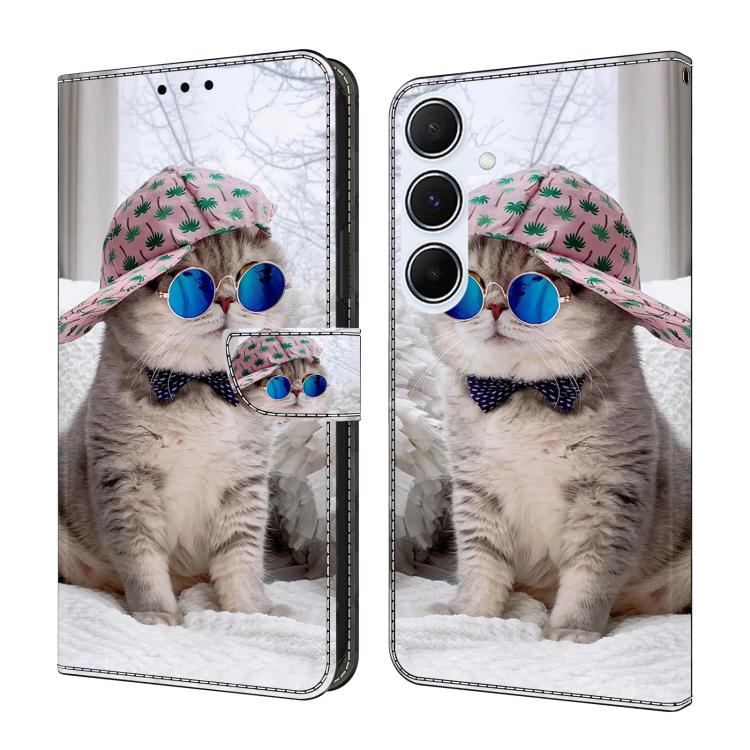 Custodia per telefono in ecopelle con effetto cristallo., For Samsung Galaxy A24 4G