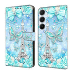 Custodia per telefono in ecopelle con effetto cristallo., For Samsung Galaxy A24 4G
