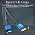 Cavo video HDTV HDMI 2.0 ad alta velocità 4K Ultra HD con connettori placcati in oro., 0.5m, 1m, 1.5m, 2m, 3m, 5m, 10m, 15m, 20m