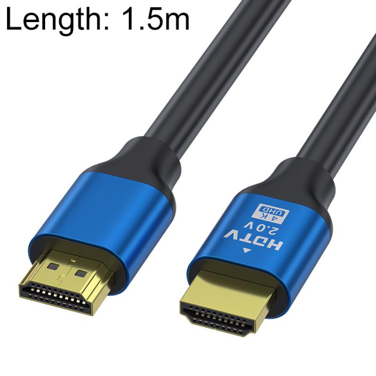 Cavo video HDTV HDMI 2.0 ad alta velocità 4K Ultra HD con connettori placcati in oro., 0.5m, 1m, 1.5m, 2m, 3m, 5m, 10m, 15m, 20m