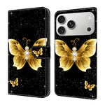 Custodia per telefono in ecopelle con effetto cristallo., For iPhone 18 Pro Max / 17 Pro Max