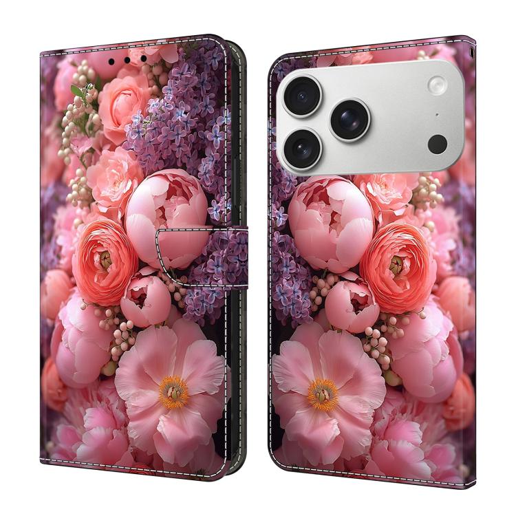 Custodia per telefono in ecopelle con effetto cristallo., For iPhone 18 Pro Max / 17 Pro Max