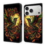 Custodia per telefono in ecopelle con effetto cristallo., For iPhone 18 Pro Max / 17 Pro Max