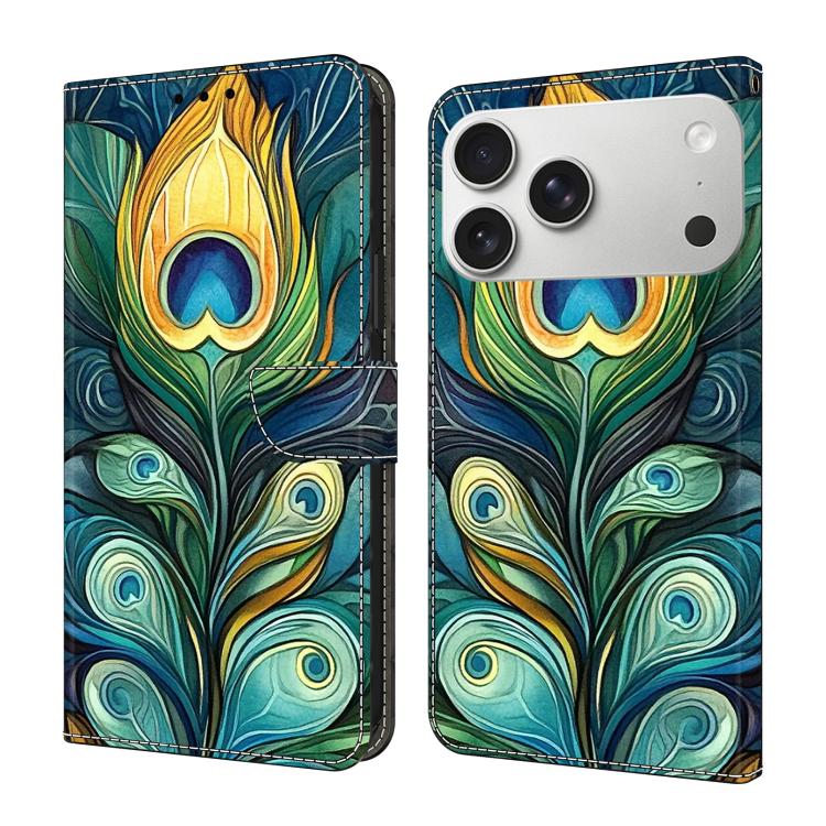 Custodia per telefono in ecopelle con effetto cristallo., For iPhone 18 Pro / 17 Pro