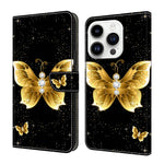 Custodia per telefono in ecopelle con effetto cristallo., For iPhone 16 Pro Max