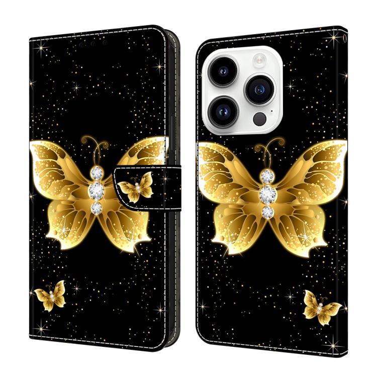 Custodia per telefono in ecopelle con effetto cristallo., For iPhone 16 Pro Max