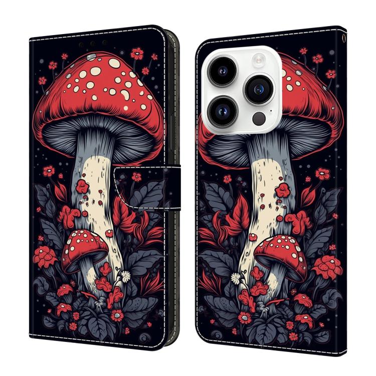 Custodia per telefono in ecopelle con effetto cristallo., For iPhone 16 Pro Max