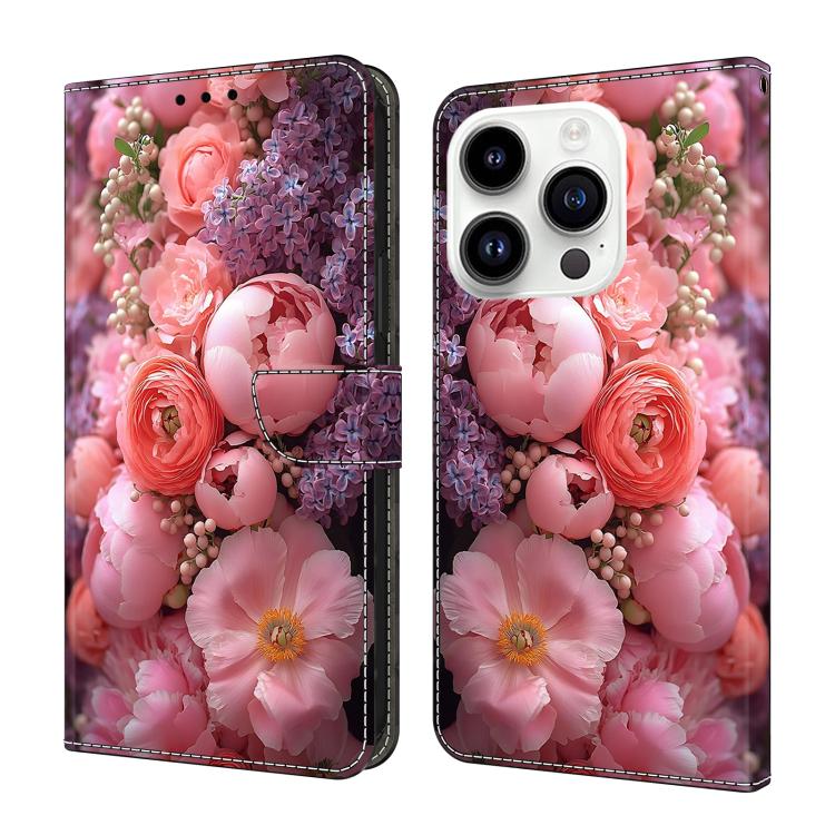 Custodia per telefono in ecopelle con effetto cristallo., For iPhone 16 Pro Max