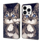 Custodia per telefono in ecopelle con effetto cristallo., For iPhone 16 Pro