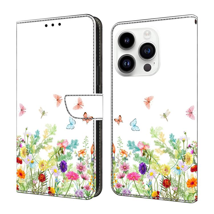Custodia per telefono in ecopelle con effetto cristallo., For iPhone 16 Pro
