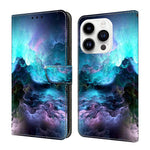 Custodia per telefono in ecopelle con effetto cristallo., For iPhone 16 Pro