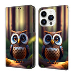 Custodia per telefono in ecopelle con effetto cristallo., For iPhone 16 Pro