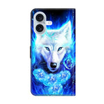 Custodia per telefono in ecopelle con effetto cristallo., For iPhone 16