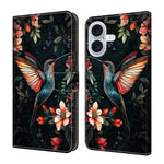 Custodia per telefono in ecopelle con effetto cristallo., For iPhone 16