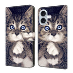 Custodia per telefono in ecopelle con effetto cristallo., For iPhone 16