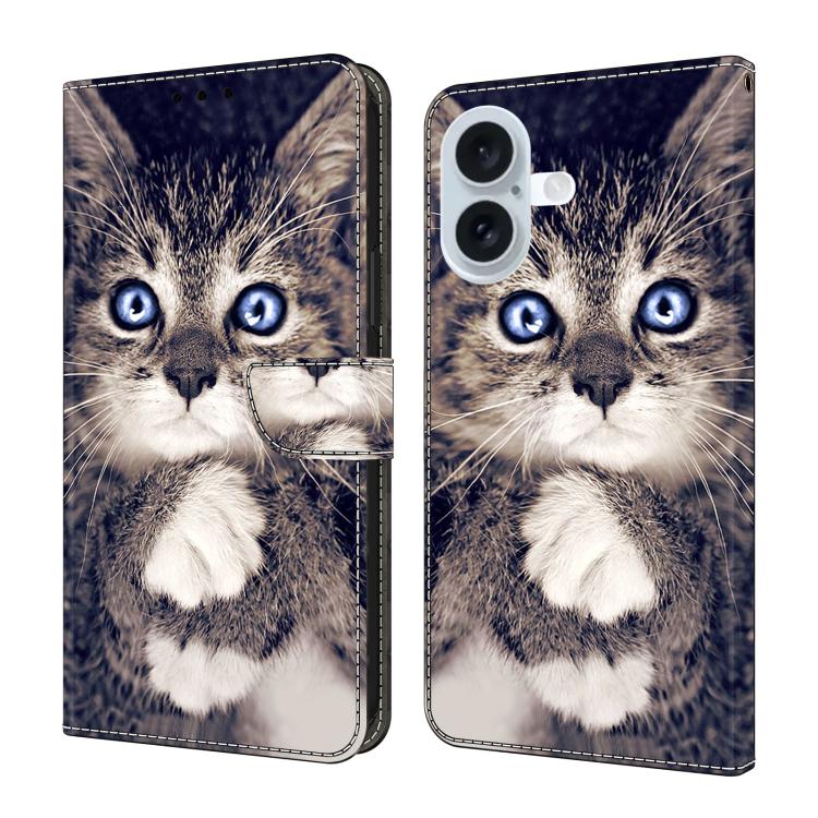 Custodia per telefono in ecopelle con effetto cristallo., For iPhone 16