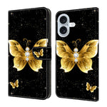 Custodia per telefono in ecopelle con effetto cristallo., For iPhone 16