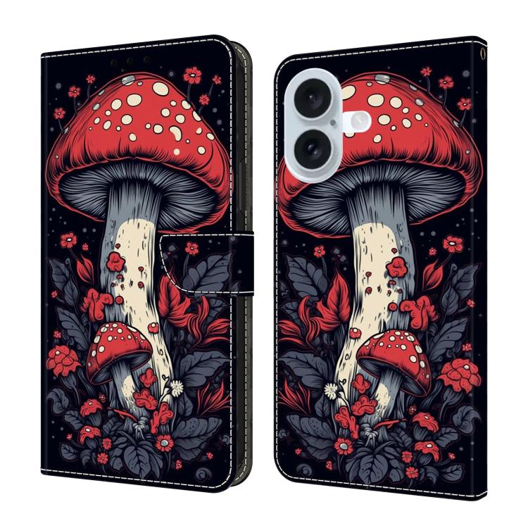 Custodia per telefono in ecopelle con effetto cristallo., For iPhone 16