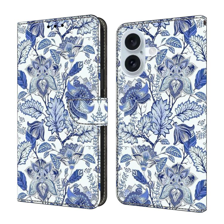 Custodia per telefono in ecopelle con effetto cristallo., For iPhone 16