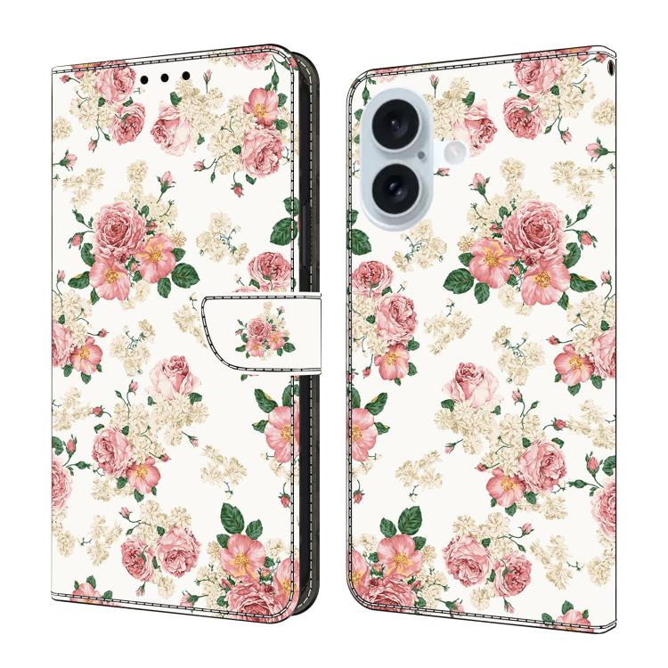 Custodia per telefono in ecopelle con effetto cristallo., For iPhone 16