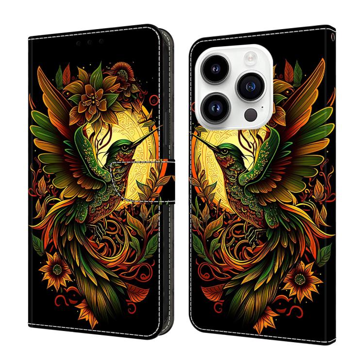Custodia per telefono in ecopelle con effetto cristallo., For iPhone 15 Pro Max