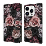 Custodia per telefono in ecopelle con effetto cristallo., For iPhone 15 Pro Max
