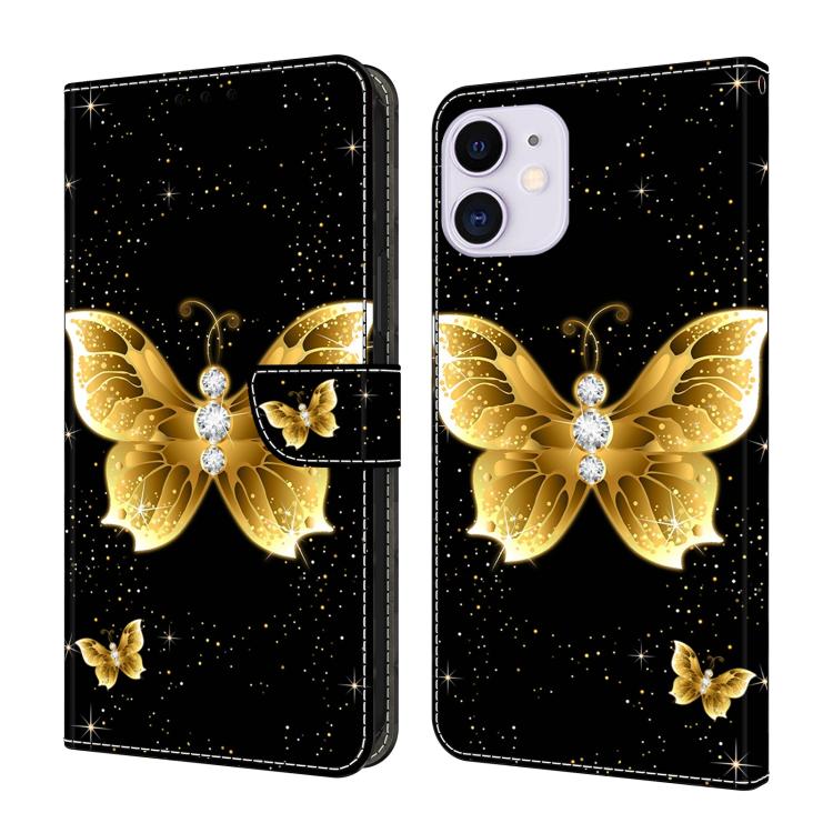 Custodia per telefono in ecopelle con effetto cristallo., For iPhone 11