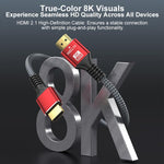 Cavo HDMI 2.1 High-Speed 8K Ultra HD 0,5-5 metri