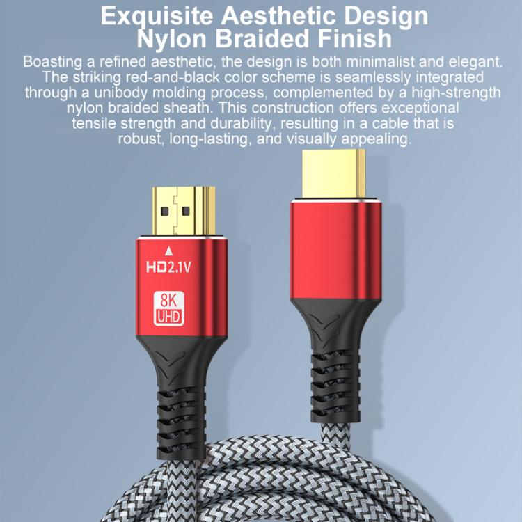 Cavo HDMI 2.1 High-Speed 8K Ultra HD 0,5-5 metri