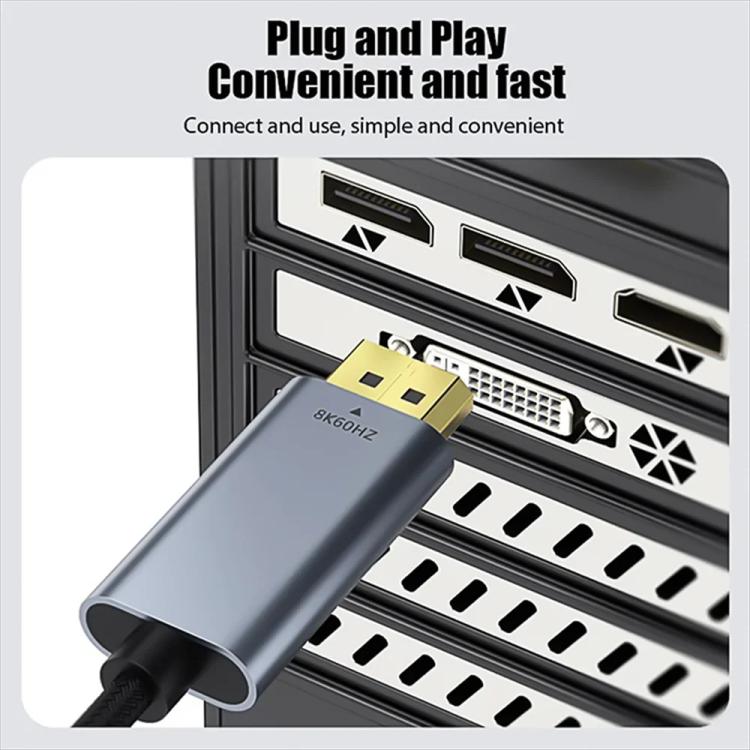 Adattatore video Type-C a DisplayPort 1.4 Ultra HD 8K con cavo in