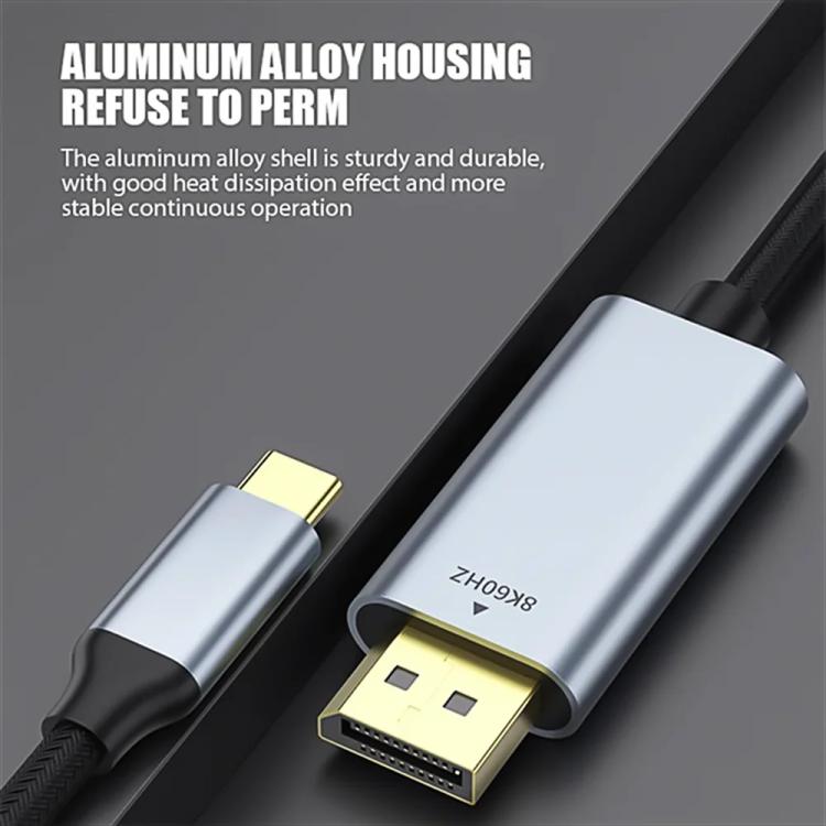 Adattatore video Type-C a DisplayPort 1.4 Ultra HD 8K con cavo in