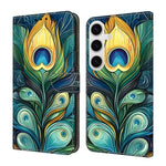 Custodia per telefono in ecopelle con effetto cristallo., For Samsung Galaxy S24 / S25 5G
