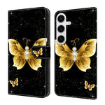 Custodia per telefono in ecopelle con effetto cristallo., For Samsung Galaxy S24+ / S25+ 5G