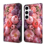 Custodia per telefono in ecopelle con effetto cristallo., For Samsung Galaxy S24+ / S25+ 5G