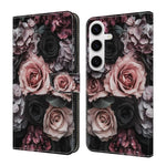 Custodia per telefono in ecopelle con effetto cristallo., For Samsung Galaxy S24+ / S25+ 5G