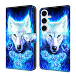 Custodia per telefono in ecopelle con effetto cristallo., For Samsung Galaxy S24 FE 5G
