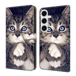 Custodia per telefono in ecopelle con effetto cristallo., For Samsung Galaxy S24 FE 5G