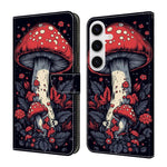 Custodia per telefono in ecopelle con effetto cristallo., For Samsung Galaxy S24 FE 5G