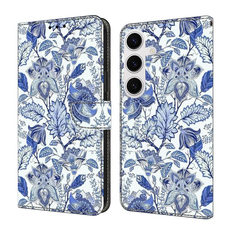Custodia per telefono in ecopelle con effetto cristallo., For Samsung Galaxy S24 FE 5G