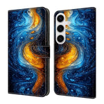 Custodia per telefono in ecopelle con effetto cristallo., For Samsung Galaxy S24 FE 5G