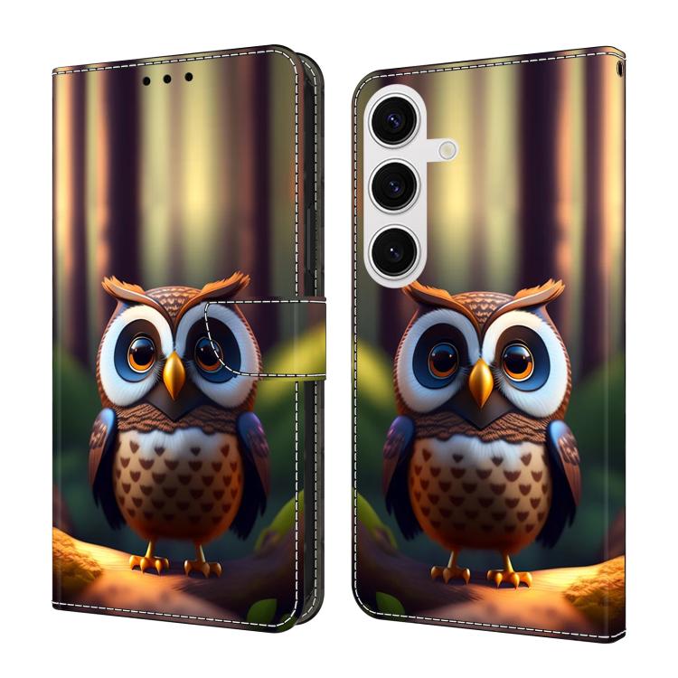 Custodia per telefono in ecopelle con effetto cristallo., For Samsung Galaxy S24 FE 5G