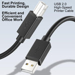 Cavo USB 2.0 ad alta velocità da USB-A a USB-B per stampanti, scanner, stampanti desktop e dispositivi digitali., 0.5m, 1m, 1.5m, 2m, 3m, 5m, 8m, 10m
