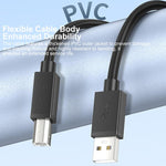Cavo USB 2.0 ad alta velocità da USB-A a USB-B per stampanti, scanner, stampanti desktop e dispositivi digitali., 0.5m, 1m, 1.5m, 2m, 3m, 5m, 8m, 10m