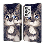 Custodia per telefono in ecopelle con effetto cristallo., For Samsung Galaxy A23 5G